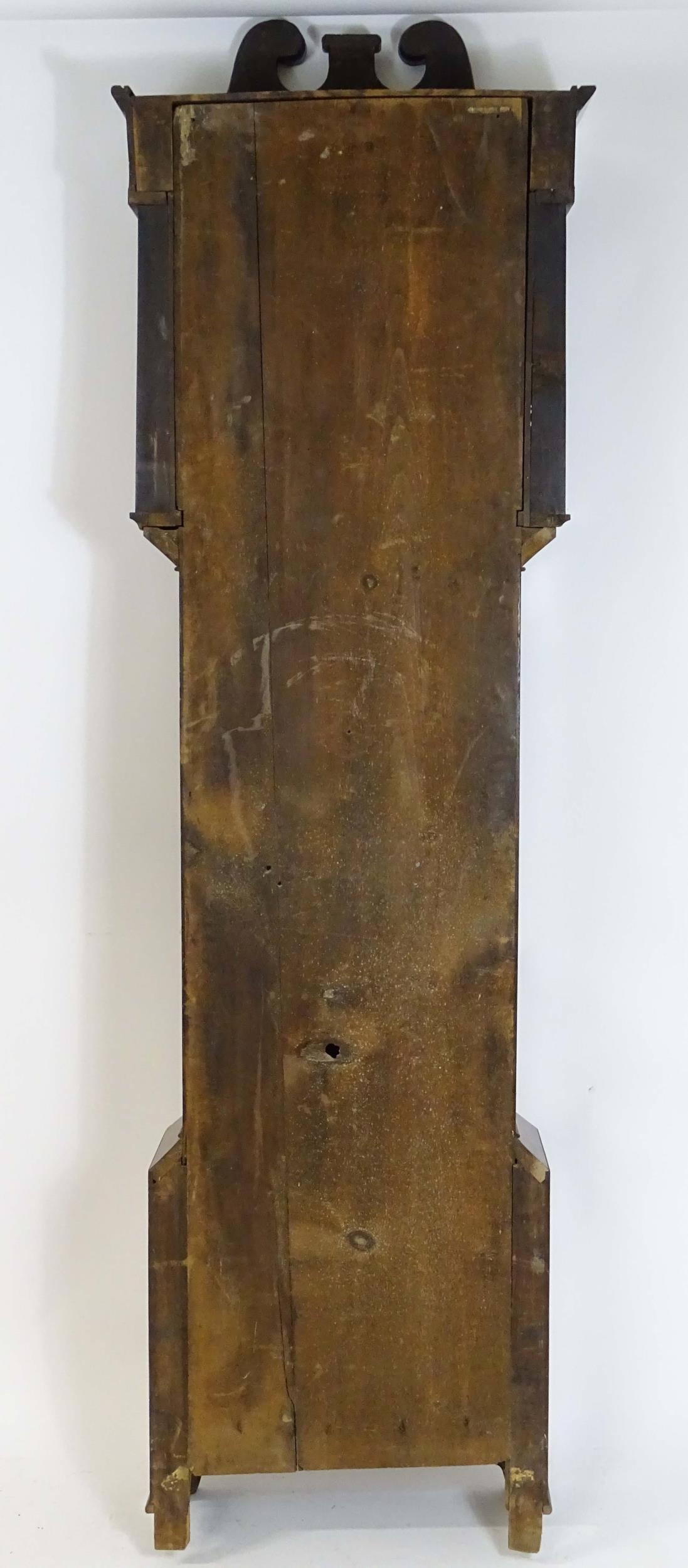 George Esplin Wigan (Lancaster) : A 19thC mahogany 8 day long case clock, the painted dial signed - Image 8 of 9