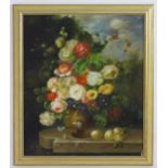 Manner of Emilio Greco, 20th century, Continental School, Oil on board, A still life study with