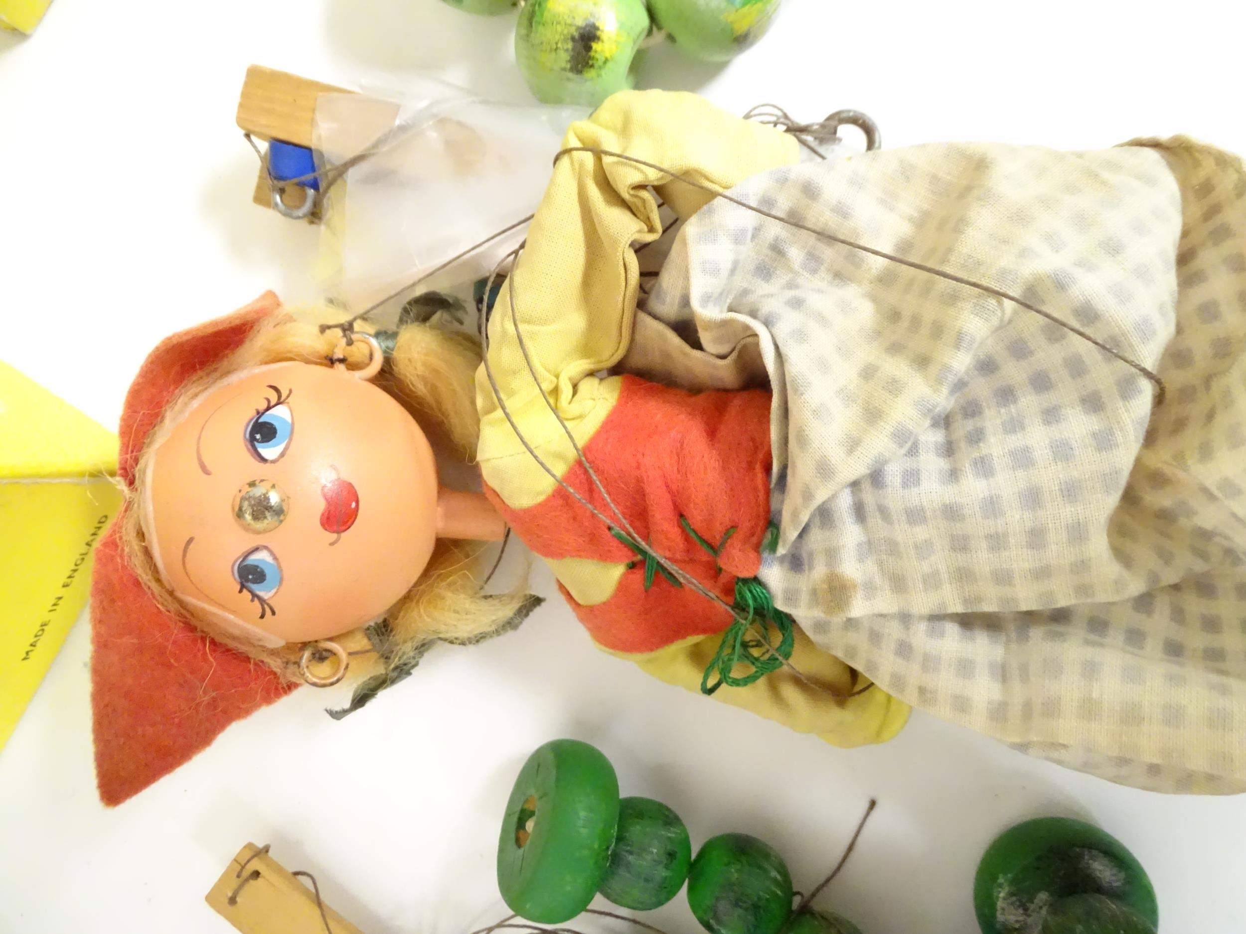 Toys: a quantity of Pelham Puppets, comprising: Type SL Skeleton (boxed), Type SS Tyrolean Girl ( - Image 9 of 10