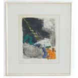 Olivia Lloyd, 20th century, Mono-Print, South Bank Demolition 3, An abstract composition. Signed,