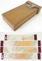 Four early 20thC bound road maps of Scotland comprising North, North Central, South and South