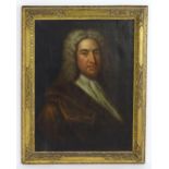 Manner of Jonathan Richardson (1667-1745), 19th century, Oil on canvas, A portrait of a noble
