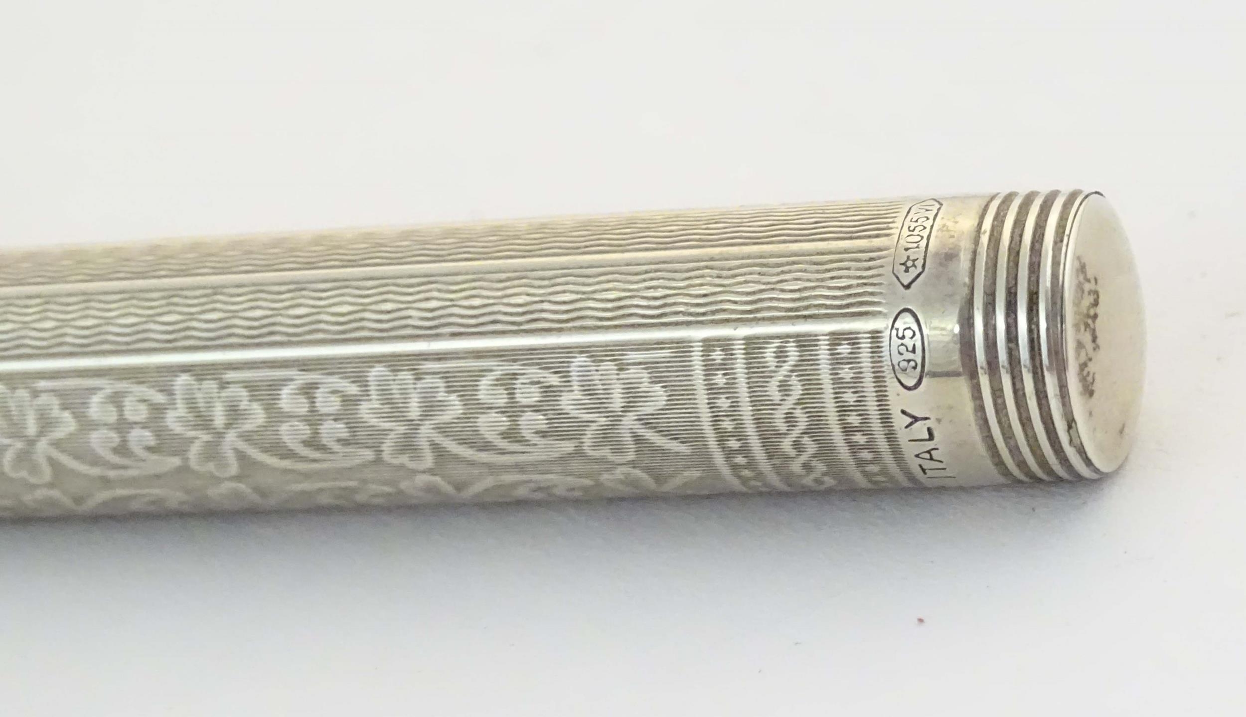 A Montegrappa .925 silver fountain pen, Roses Edition - House of Lancaster, number 362 of a - Image 17 of 18