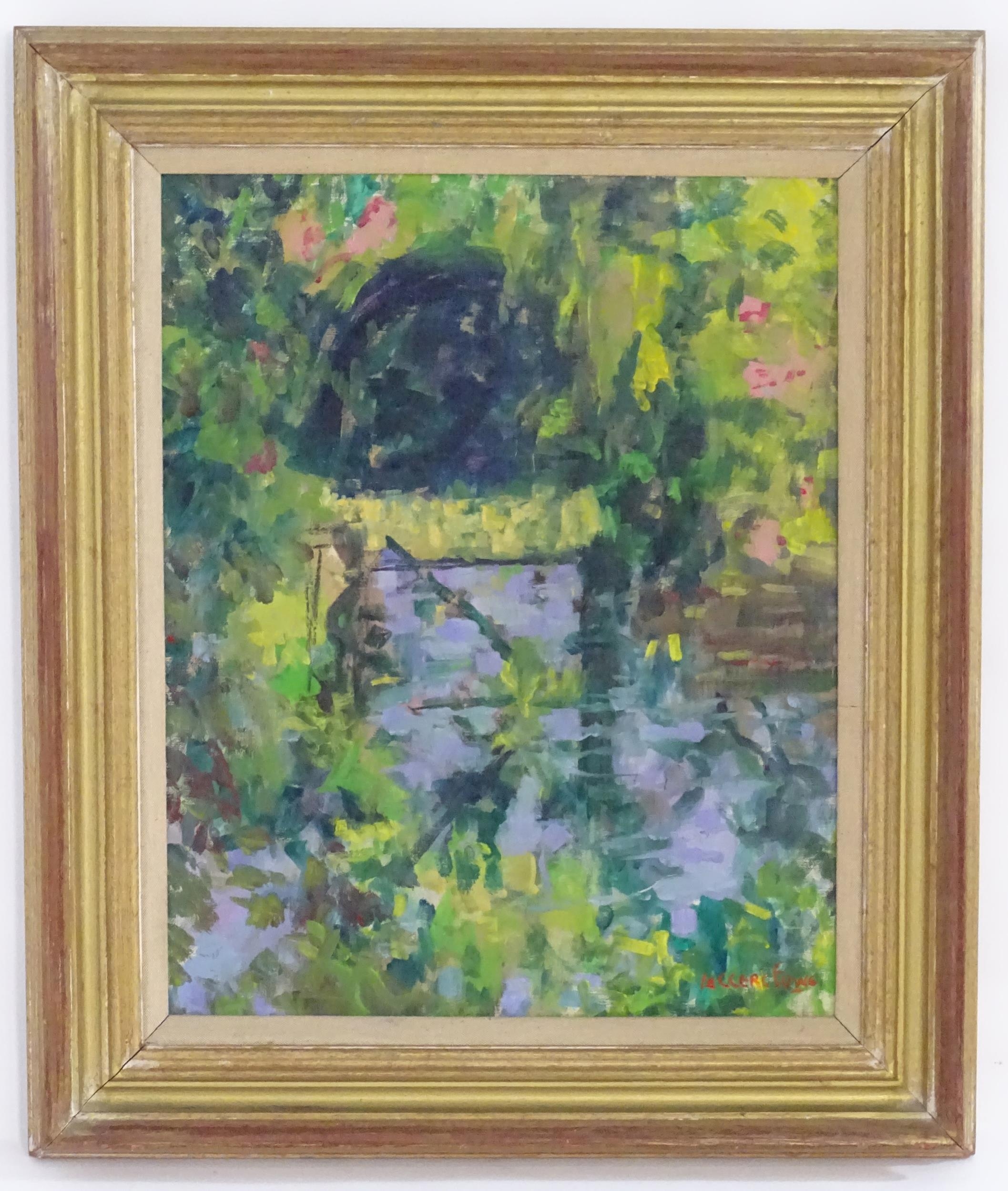 Le Clerc Fowle, 20th century, Oil on canvas, The Coach House, Cavendish, Suffolk. Signed lower right