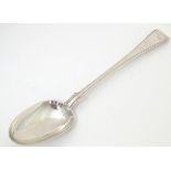 A Victorian silver Old English pattern basting / stuffing spoon hallmarked London 1844, maker