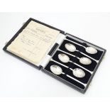 Six silver specimen hallmark teaspoons with seal tops, hallmarked Edinburgh 1968, Sheffield 1968,