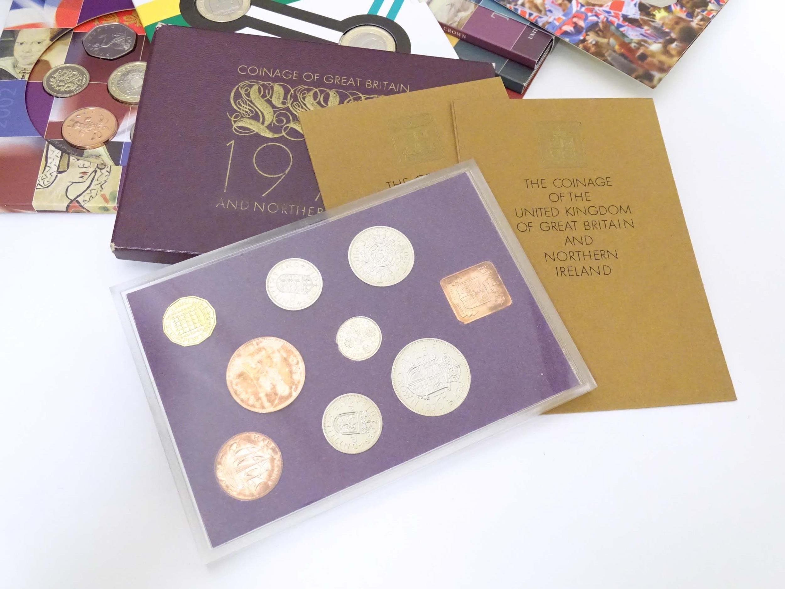 Coins: A quantity of proof coin sets to include 1977 silver jubilee crowns, one labelled Tristan - Image 7 of 13