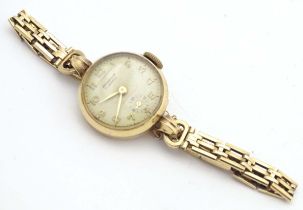 A ladies Frankland wrist watch, the dial signed Frankland 17 jewels and with inset seconds dial