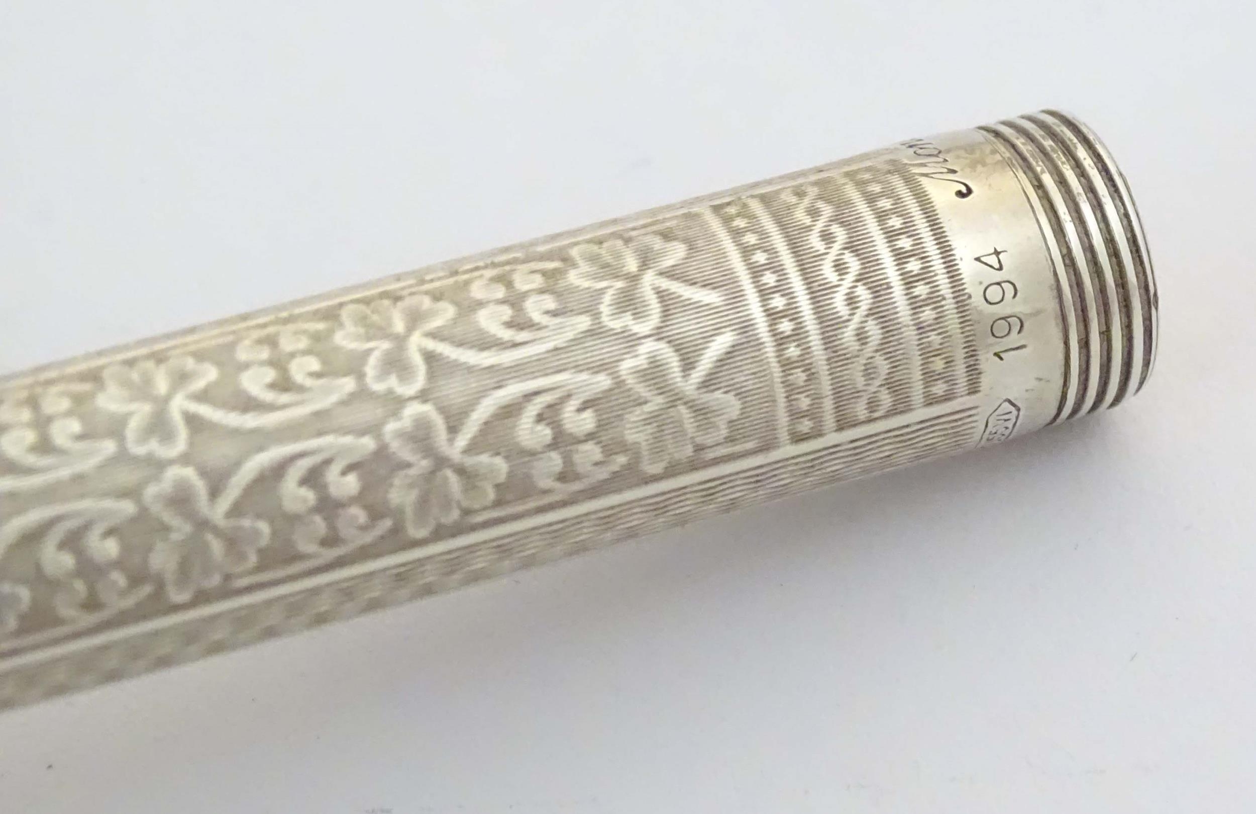 A Montegrappa .925 silver fountain pen, Roses Edition - House of Lancaster, number 362 of a - Image 18 of 18
