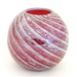 A Murano style art glass vase 7 1/2" high Please Note - we do not make reference to the condition of