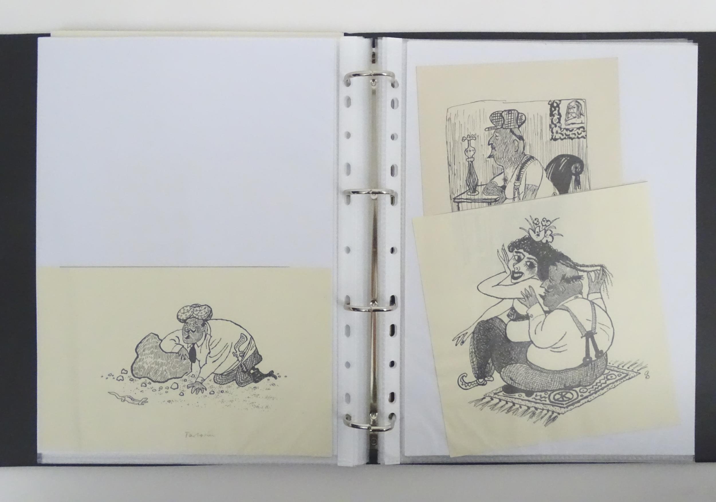 Herbert Scheurich, 20th century, German School, Pen, ink and wash, An album of newspaper proofs - Image 29 of 38