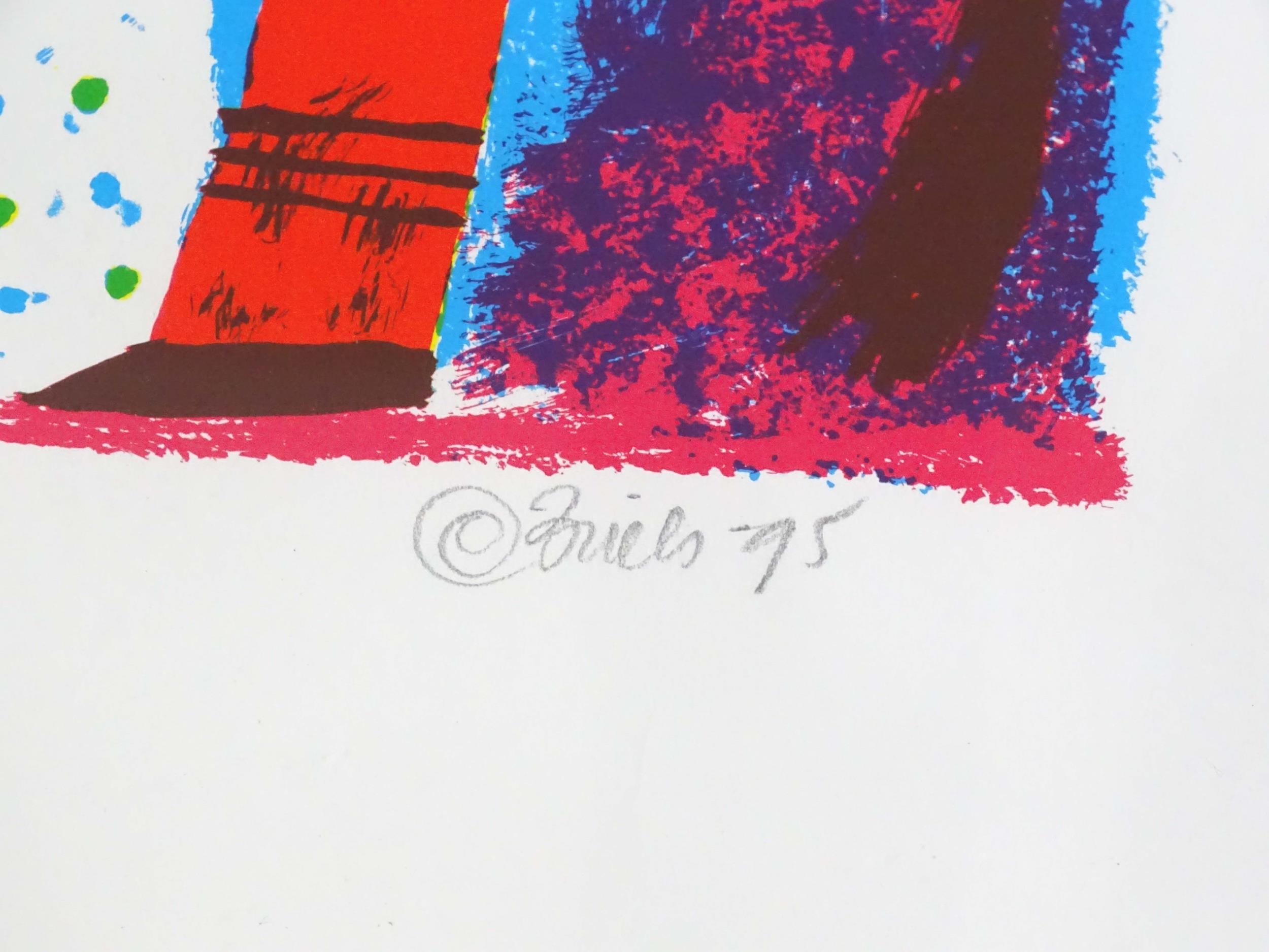 Clemens Briels (b. 1946), Limited edition seriograph, no. 229 / 250, Untitled II, An abstract - Image 3 of 6