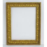 A 20th century rectangular gilt frame with moulded foliate detail. Approx. 30 1/4" x 24 1/2"