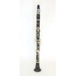 Musical Instrument : a late 20thC E11 clarinet by Buffet Crampon & Cie, Paris. Constructed from