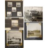 Militaria, post-war 1950's photograph album, M(E) P. G. Ratty RN : the photograph album of a