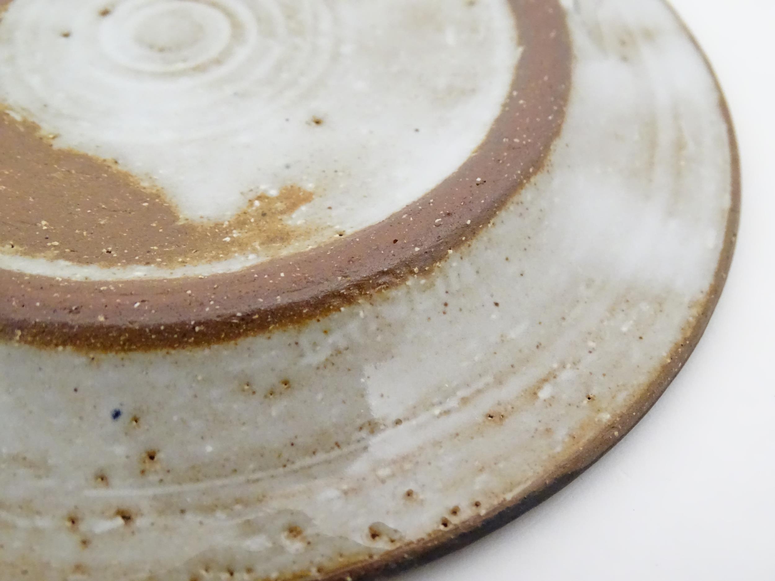 Five Briglin studio pottery coffee cups and saucers, together with a sugar bowl. Cups approx. 3" - Image 20 of 21