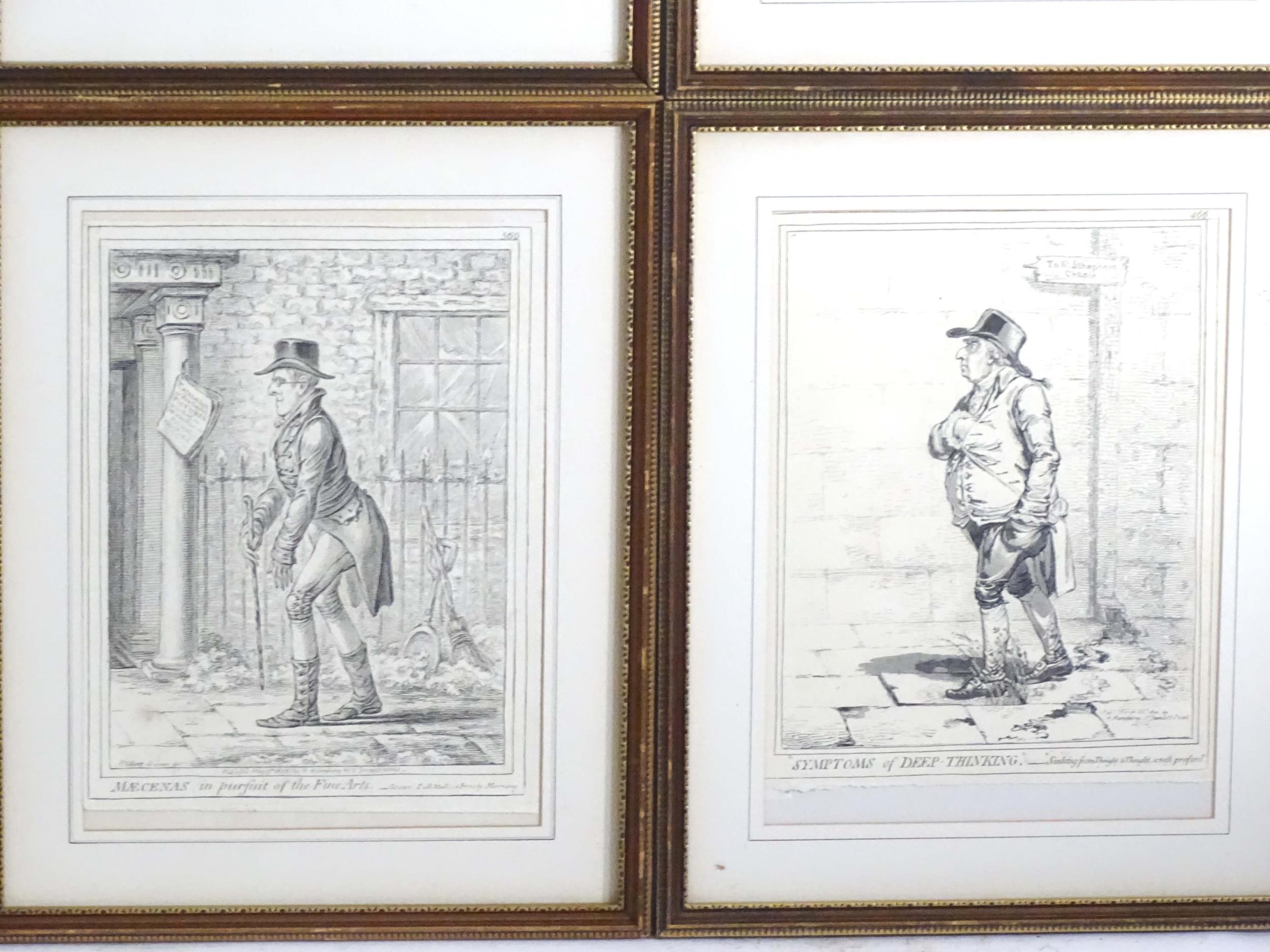 After James Gillray (1756-1815), Restrike engravings, Various satirical portraits / scenes - Image 12 of 18