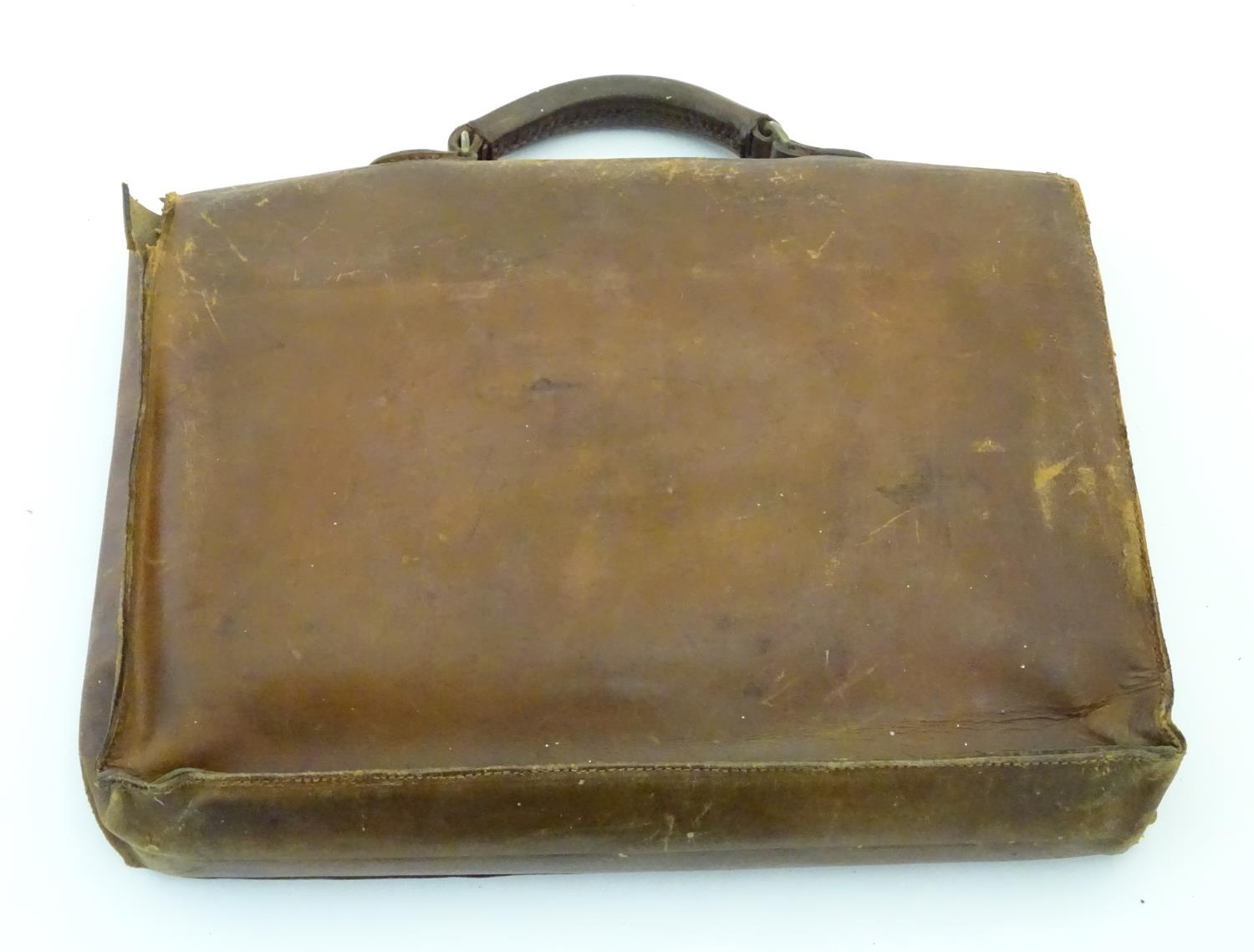 A late 19th / early 20thC leather attache case containing sheet music to include Edward Grieg - - Bild 10 aus 15