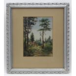 F. C. Warrington, 20th century, Watercolour, A wooded landscape scene. Signed and dated 1921 lower
