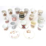 A quantity of assorted Royal memorabilia / coronation ware / commemorative mugs to include a Royal