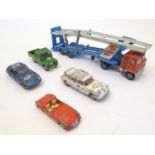 Toys: Five Corgi Toys die cast scale model vehicles comprising Corgi Major Toys Carrimore Mark IV