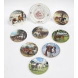 A quantity of assorted collectors plates, Spode examples to include The English Thoroughbred,