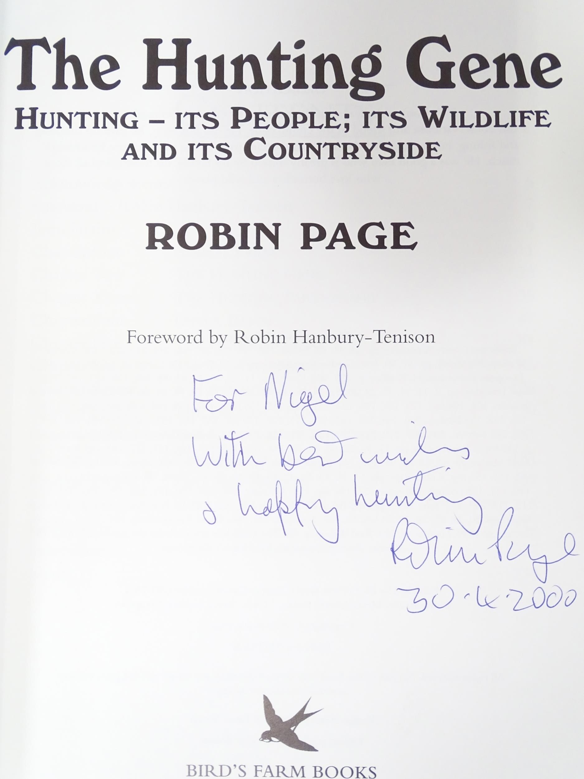 A quantity of books on the subject of sport and shooting, to include The Hunting Gene by Robin - Bild 4 aus 17