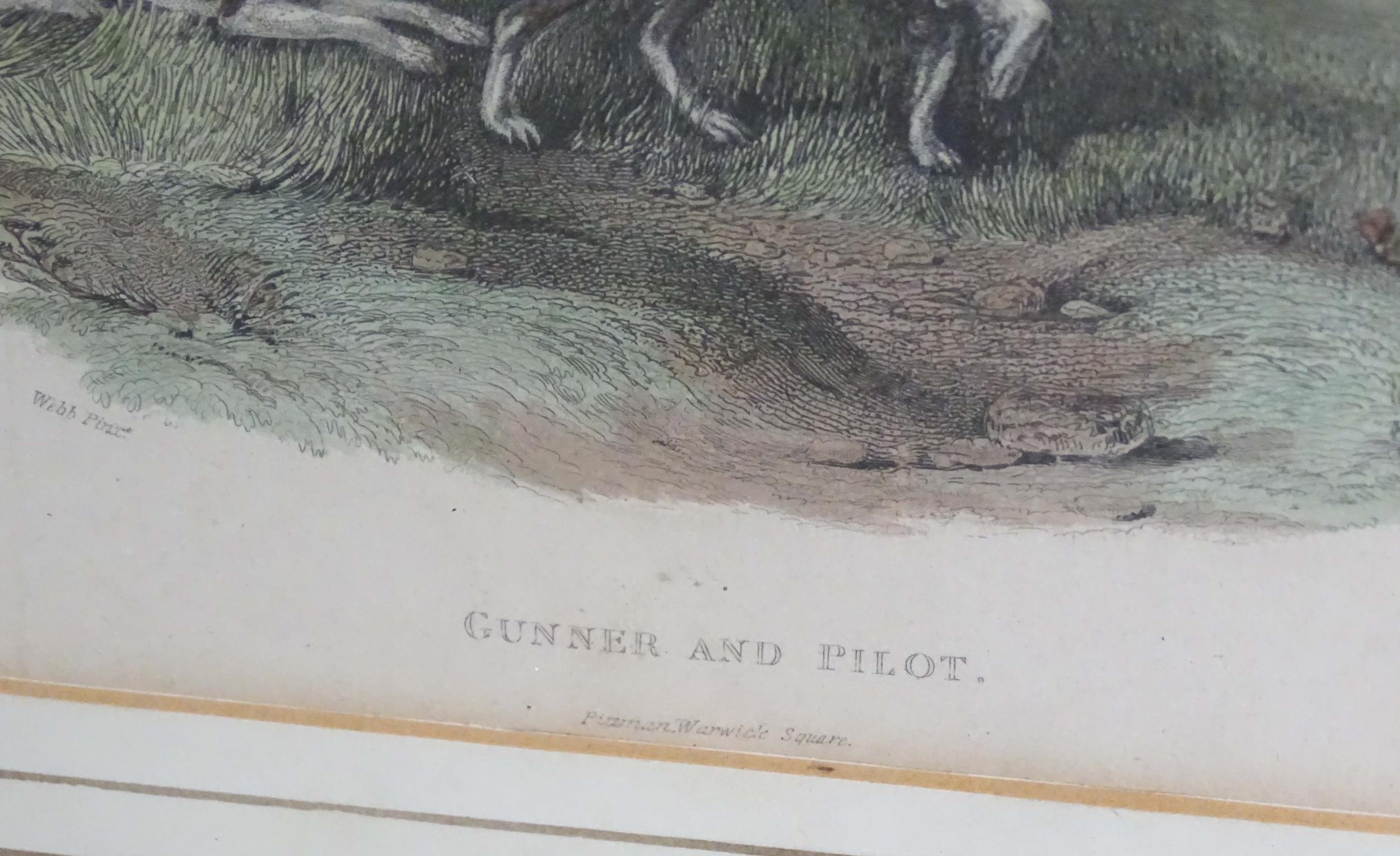 H. Beckwith, 19th century, Hand coloured engravings, Gunner and Pilot, and Setter & Pointer in the - Bild 13 aus 13
