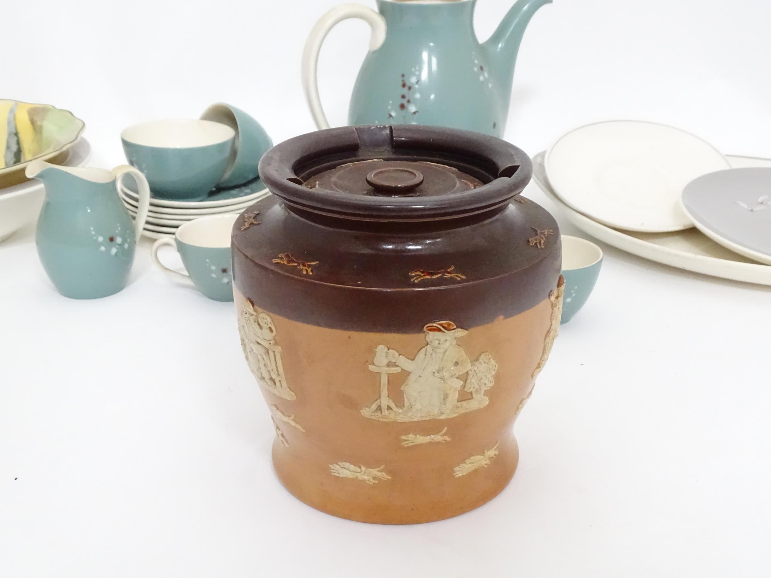 A quantity of assorted ceramics to include a Royal Doulton harvest tobacco jar, a quantity of - Image 4 of 8