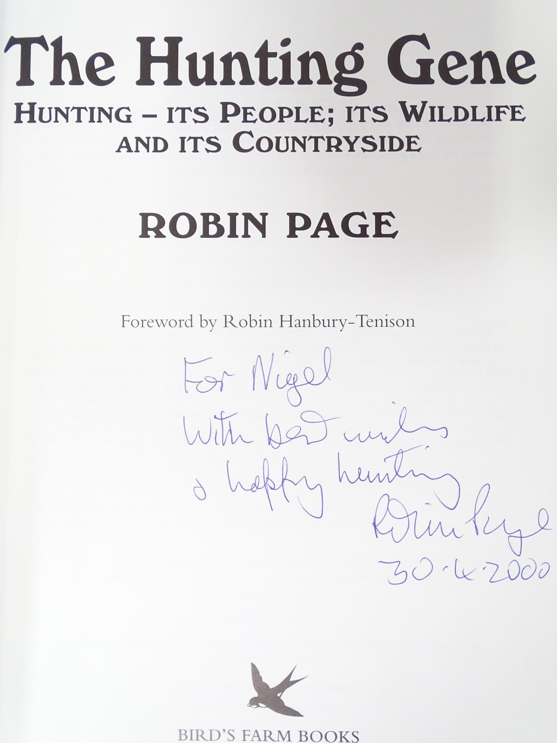 A quantity of books on the subject of sport and shooting, to include The Hunting Gene by Robin - Bild 3 aus 17