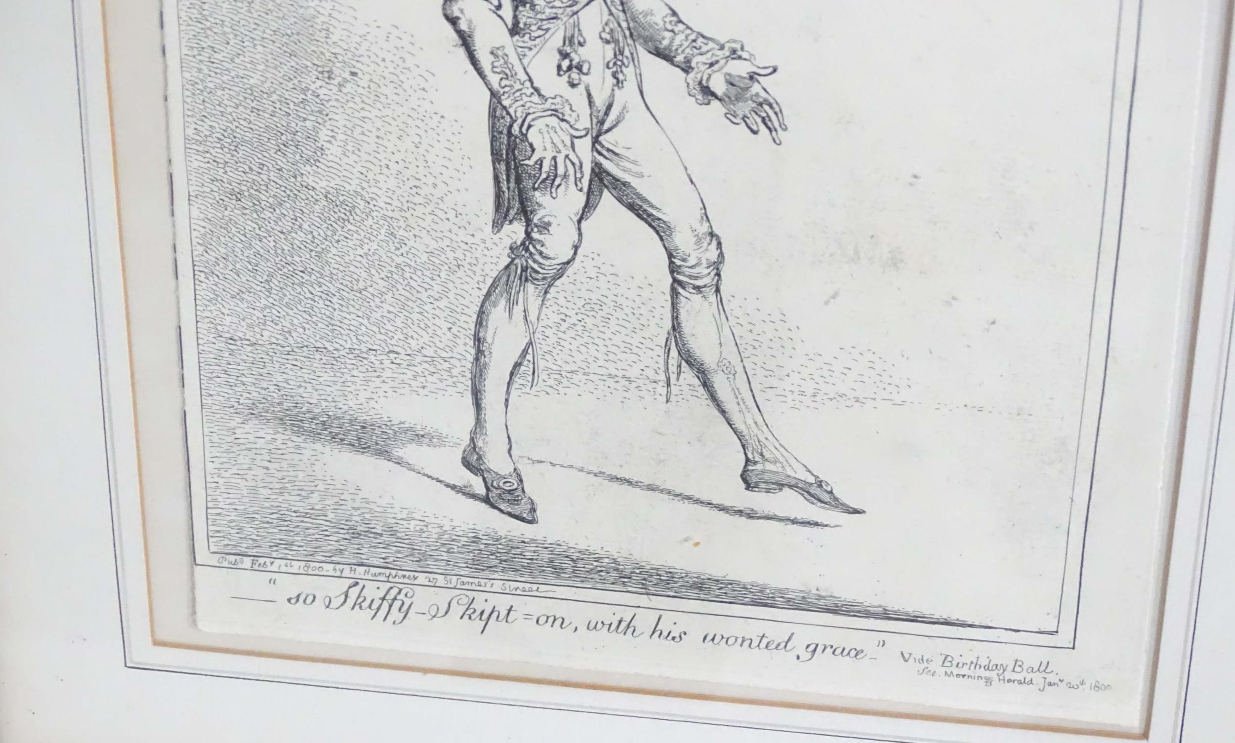 After James Gillray (1756-1815), Restrike engravings, Various satirical portraits / scenes - Image 2 of 18