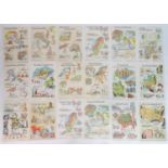 A quantity of German educational display boards / wall charts by Georg Westermann Verlag for