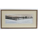 D. M. Patterson, Limited edition print no. 3/50, Now on Hawkins Hill, Shooter's Way, near
