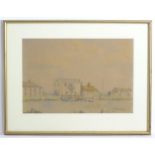 Indistinctly signed J. Goodland ?, Early 20th century, Pencil and watercolour, River Blyth at