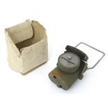 Militaria, WW2 / World War 2 / Second World War / WWII: a boxed Lucas No.1 electric lamp, in olive