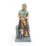 A Royal Doulton figure The Centurian, no. HN2726. Marked under. Approx. 9 1/2" high Please Note - we