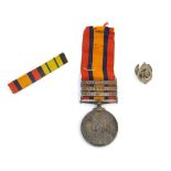Militaria: a Boer War Queen's South Africa medal to Staff Sergeant F. F. Hopkins, Rhodesian Field