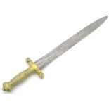 Militaria / Arms & Armour : a 19thC French Infantry M1831 Gladius 'Coupe Choux' short sword, 18 3/4"