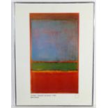 After Mark Rothko (1903-1970), Offset lithograph, Violet, Green and Red (1951). Published 2000 by