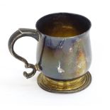 A silver christening mug hallmarked Birmingham 1932, maker Adie Brothers Ltd. Approx. 3" high Please