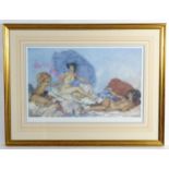 After William Russell Flint (1880-1969), Limited edition colour print, no. 392/850, Rococo