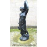 Louis Frederick Roslyn / Roselieb (1878-1934) - An early 20thC cast bronze garden sculpture /