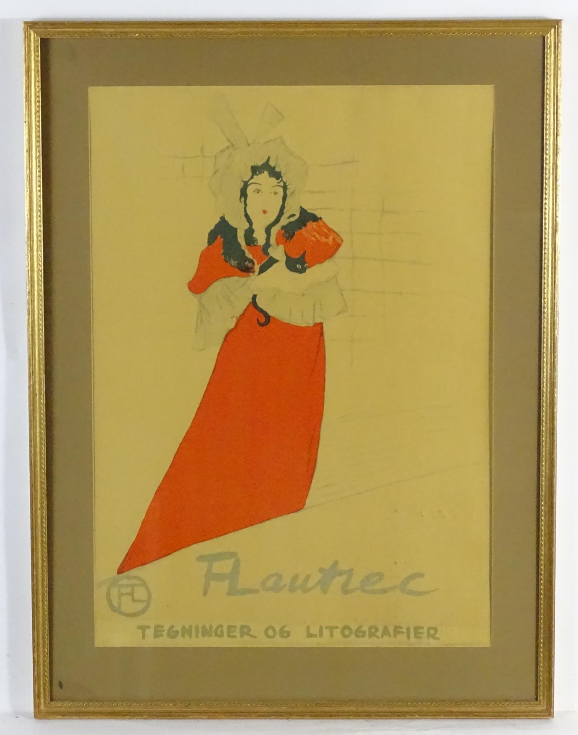 After Henri de Toulouse-Lautrec (1864-1901), 20th century, Colour print / poster, Depicting the