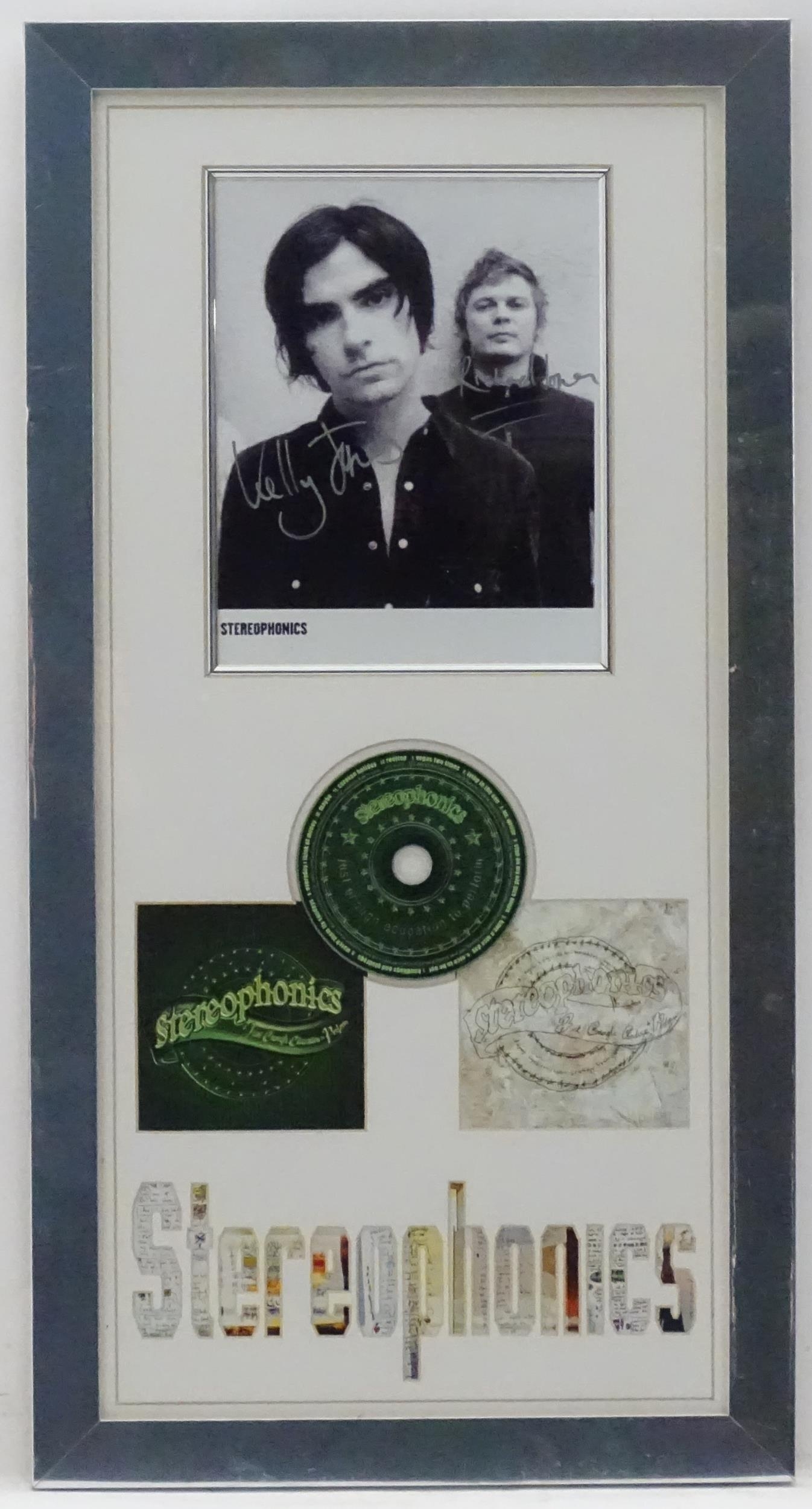 Pop Music memorabilia, Stereophonics, 'Just Enough Education to Perform' album : a framed diorama, - Image 3 of 6