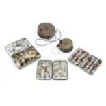 Fishing : a quantity of vintage tackle, comprising a 19thC Graham of Inverness centrepin reel, of