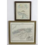 Maps: Two French maps comprising Planche 35 from the Petit Atlas de Geographie Moderne with maps