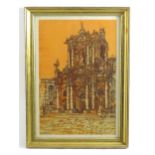 Richard Beer (1928-2017), Limited edition lithograph, Siracuse, Cathedral in the Piazza Del Duomo,
