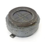 Militaria, WW2 / World War 2 / Second World War / WWII : a British RAF aeronautical compass, the