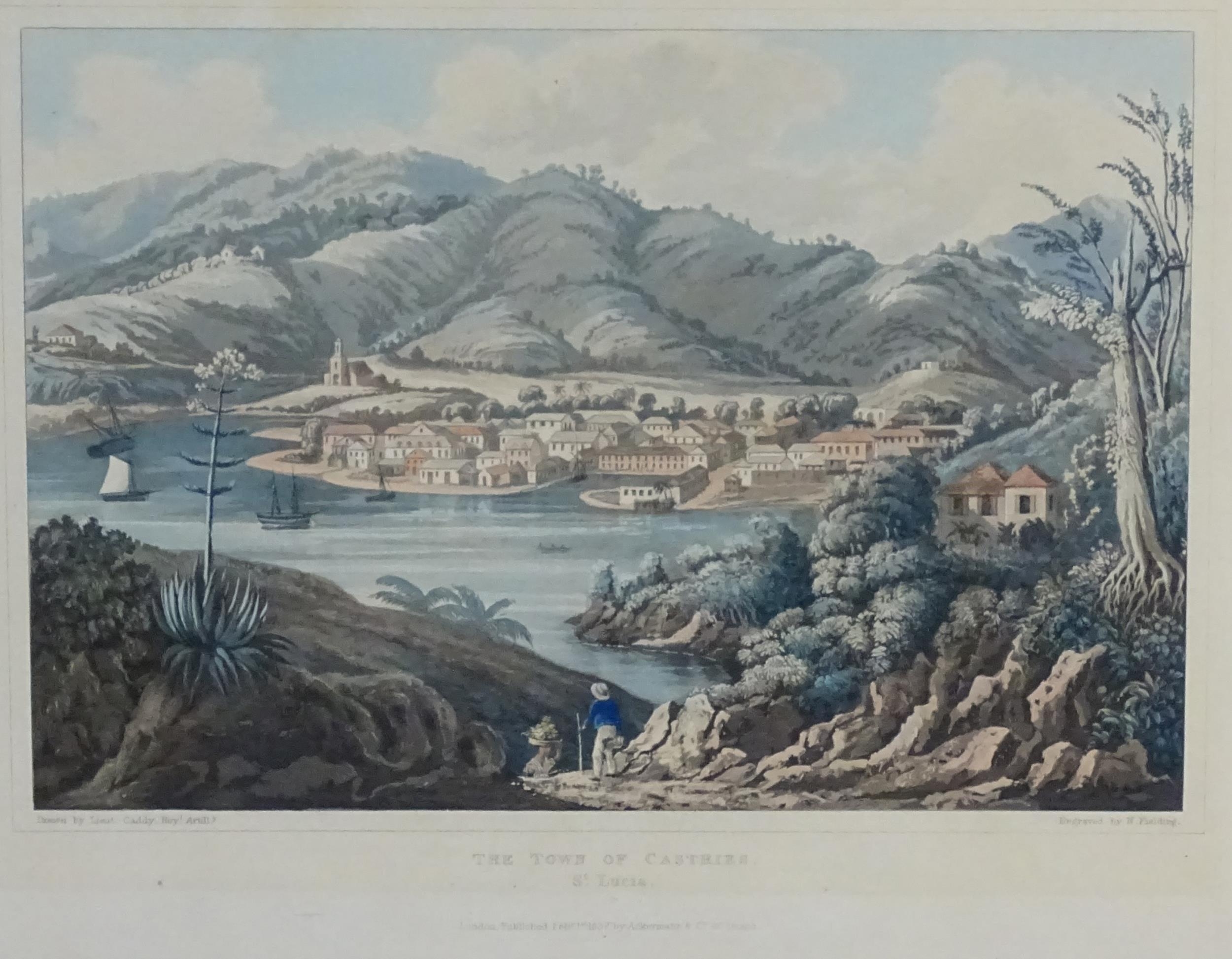 After Lieutenant John Herbert Caddy (1801-1883), 19th century, Engravings with later hand colouring, - Image 5 of 12