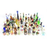 A quantity of miniatures / miniature bottles of wine / spirits / liqueurs / aperitifs, including